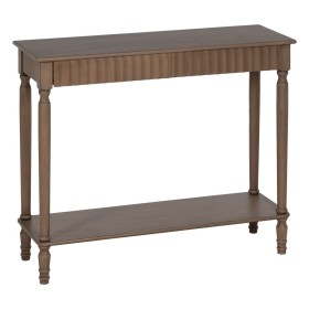 Hall Table with 2 Drawers Brown Mango wood 98 x 77 x 42 cm Curve | Tienda24 - Global Online Shop Tienda24.eu