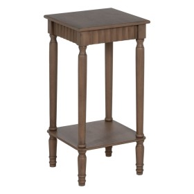 Side table DKD Home Decor Brown Black Metal Mango wood 95 x 95 x 40 cm 93,5 x 93,5 x 40 cm | Tienda24 - Global Online Shop Tienda24.eu