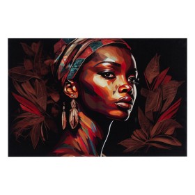 Painting DKD Home Decor 90 x 3,7 x 120 cm Colonial 90 x 4 x 120 cm African Woman (2 Units) | Tienda24 - Global Online Shop Tienda24.eu