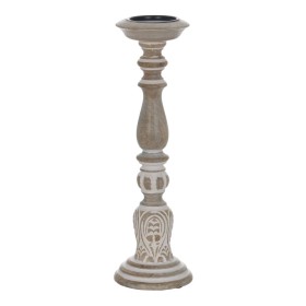 Circular Candelabra with Stand Christmas White Crystal Paraffin 21,7 x 13,3 x 3,8 cm | Tienda24 - Global Online Shop Tienda24.eu