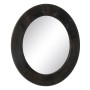 Wall mirror Dark brown Crystal Mango wood MDF Wood Vertical Circular 122 x 3,8 x 122 cm | Tienda24 - Global Online Shop Tienda24.eu