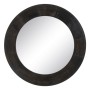 Wall mirror Dark brown Crystal Mango wood MDF Wood Vertical Circular 122 x 3,8 x 122 cm | Tienda24 - Global Online Shop Tienda24.eu