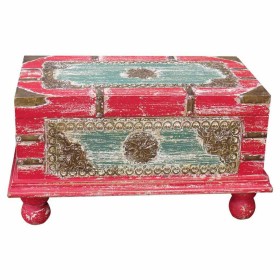 Baule Alexandra House Living Rosso Legno di mango 28 x 27 x 50 cm Stile artigianale di Alexandra House Living, Bauli - Rif: D...