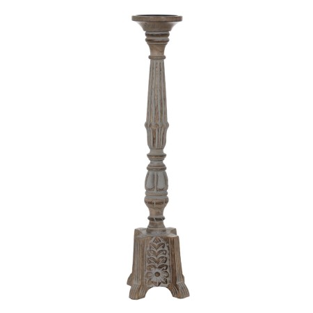 Candelabro Bianco Naturale Ferro Legno di mango 19 x 19 x 68,5 cm | Tienda24 - Global Online Shop Tienda24.eu