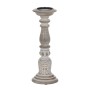 Candelabro Branco Natural Ferro Madeira de mangueira 14 x 14 x 38 cm | Tienda24 - Global Online Shop Tienda24.eu