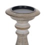 Candelabro Branco Natural Ferro Madeira de mangueira 14 x 14 x 38 cm | Tienda24 - Global Online Shop Tienda24.eu