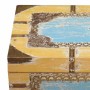 Chest Alexandra House Living Yellow Blue Mango wood 28 x 27 x 50 cm Traditional style by Alexandra House Living, Trunks - Ref...