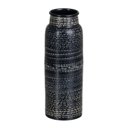 Vase Black Aluminium 9 x 9 x 25,5 cm | Tienda24 - Global Online Shop Tienda24.eu