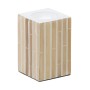 Castiçais Bege Bambu Madeira MDF 10,5 x 10,5 x 16 cm | Tienda24 - Global Online Shop Tienda24.eu