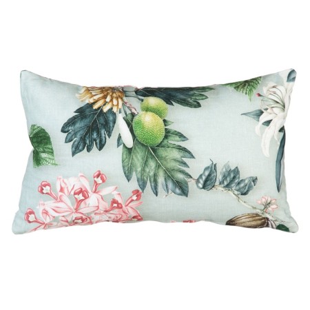 Coussin Turquoise Orchidée 50 x 30 cm | Tienda24 - Global Online Shop Tienda24.eu