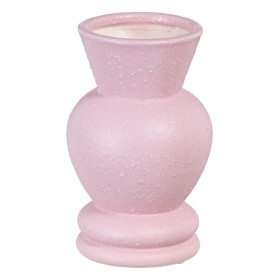 Vase Pink Ceramic 11 x 11 x 17 cm by BigBuy Home, Vases - Ref: S8805848, Price: 10,44 €, Discount: %