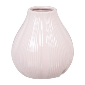 Jarrón Rosa Cerámica 15 x 14 x 15 cm de BigBuy Home, Jarrones - Ref: S8805854, Precio: 12,27 €, Descuento: %