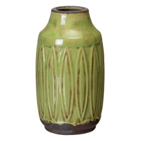 Vase Pistache Céramique 12,5 x 12,5 x 22,5 cm de BigBuy Home, Vases - Réf : S8805862, Prix : 10,68 €, Remise : %