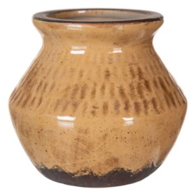 Vase Grau aus Keramik 27 x 27 x 57,5 cm | Tienda24 - Global Online Shop Tienda24.eu