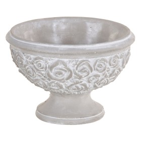 Cache-pot Gris Ciment Ø 23 cm 23 x 23 x 19 cm de BigBuy Garden, Cache-pots - Réf : S8805922, Prix : 13,82 €, Remise : %