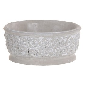 Planter Grey Cement 26 x 26 x 11 cm by BigBuy Garden, Cachepots - Ref: S8805926, Price: 11,95 €, Discount: %