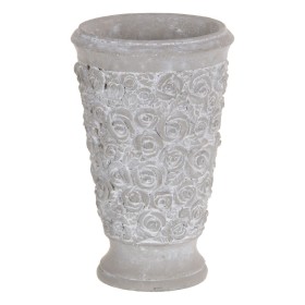 Planter Grey Cement 18 x 18 x 28 cm by BigBuy Garden, Cachepots - Ref: S8805928, Price: 14,74 €, Discount: %