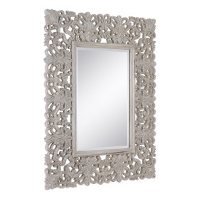 Miroir mural Blanc Verre 98 x 3 x 124 cm de BigBuy Home, Miroirs muraux - Réf : S8805931, Prix : 241,77 €, Remise : %