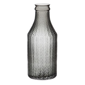 Vase Gris verre 10 x 10 x 25 cm de BigBuy Home, Vases - Réf : S8805933, Prix : 11,95 €, Remise : %