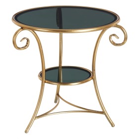 Mesa de apoio Dourado Cristal Ferro 66 x 60 x 62 cm de BigBuy Home, Jogos de móveis - Ref: S8805938, Preço: 102,57 €, Descont...