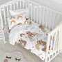 Bettbezug-Set HappyFriday Moshi Moshi Sleepy Sloth Bunt Babybettchen 2 Stücke | Tienda24 Tienda24.eu