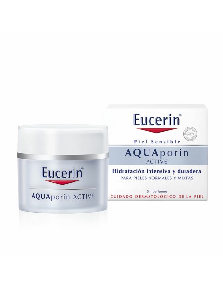 Crème visage Eucerin Active Hydratant 50 ml | Tienda24 Tienda24.eu