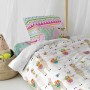 Juego de funda nórdica HappyFriday Moshi Moshi Cute Llamas Multicolor Cama de 80 2 Piezas | Tienda24 Tienda24.eu