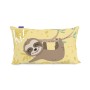 Funda de cojín HappyFriday Moshi Moshi Happy Sloth Multicolor 50 x 30 cm | Tienda24 Tienda24.eu