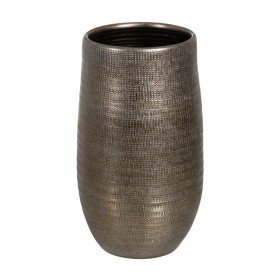 Planter Metallic Ceramic 31 x 31 x 51 cm by BigBuy Garden, Cachepots - Ref: S8806207, Price: 45,74 €, Discount: %