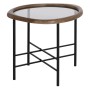 Side table Black Natural Crystal Iron Rubber wood 61 x 50 x 53 cm | Tienda24 - Global Online Shop Tienda24.eu