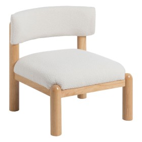 Fauteuil Blanc Naturel Polyuréthane Bois d'hévéa 62 x 62 x 71 cm de BigBuy Home, Chaises - Réf : S8806371, Prix : 271,61 €, R...