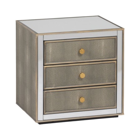 Nachttisch CHLOE Gold Spiegel Kristall Holz MDF 51 x 41 x 51 cm | Tienda24 - Global Online Shop Tienda24.eu