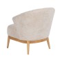 Armchair Cream Natural Rubber wood Foam Fabric 71 x 75 x 76 cm | Tienda24 - Global Online Shop Tienda24.eu