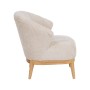 Armchair Cream Natural Rubber wood Foam Fabric 71 x 75 x 76 cm | Tienda24 - Global Online Shop Tienda24.eu