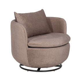 Fauteuil Taupe Bois Fer 84 x 74 x 66 cm de BigBuy Home, Chaises - Réf : S8806405, Prix : 460,91 €, Remise : %