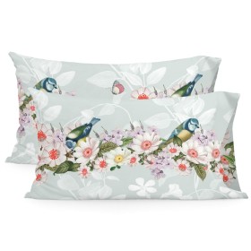 Funda de almohada HappyFriday Blooming Multicolor 60 x 60 cm | Tienda24 Tienda24.eu