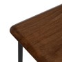 Mesa de apoio LAGOM Preto Natural Ferro Madeira da borracha 60 x 40 x 60 cm 50 x 35 x 53 cm 2 Peças (2 Unidades) | Tienda24 - Global Online Shop Tienda24.eu