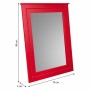 Wall mirror Alexandra House Living Red Glass Fir wood 3 x 90 x 70 cm | Tienda24 - Global Online Shop Tienda24.eu