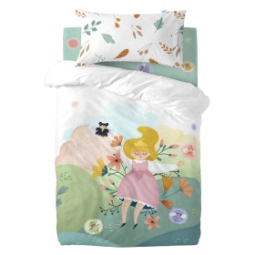 Juego de funda nórdica Alexandra House Living Viena Blanco Cama de 150 5 Piezas | Tienda24 Tienda24.eu