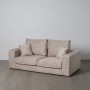 Sofa Beige Faser Kiefernholz Moosgummi 206 x 88 x 100 cm | Tienda24 - Global Online Shop Tienda24.eu