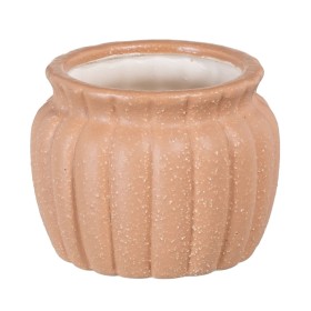 Planter Orange Ceramic 13,5 x 13,5 x 10 cm by BigBuy Home, Vases - Ref: S8806508, Price: 8,58 €, Discount: %