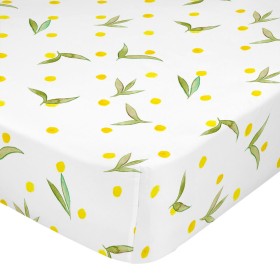 Lençol de baixo HappyFriday Spring blossom Multicolor 105 x 200 x 32 cm | Tienda24 Tienda24.eu