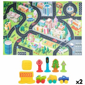 Tappeto da gioco Colorbaby Città Plastica (2 Unità) di Colorbaby, Tappetini gioco e palestrine - Rif: S8900134, Prezzo: 32,77...