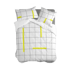 Duvet cover set HappyFriday Basic Kids Mustard Baby Crib 2 Pieces | Tienda24 Tienda24.eu