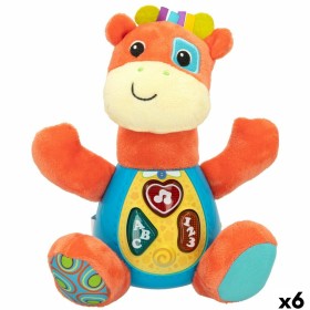 Peluche com Som Winfun Girafa 18 x 19 x 8,5 cm (6 Unidades) de Winfun, Animais e figuras - Ref: S8900138, Preço: 77,23 €, Des...