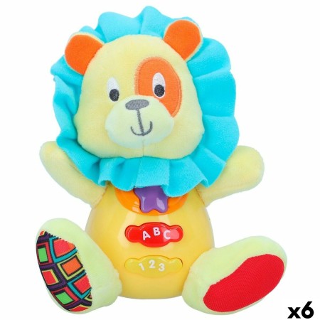 Peluche con Sonido Winfun León 15 x 15 x 9 cm (6 Unidades) de Winfun, Animales y figuras - Ref: S8900141, Precio: 77,23 €, De...