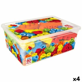 Construction set Color Block Basic 80 Pieces (4 Units) by Color Block, Building & Construction Toys - Ref: S8900161, Price: 5...