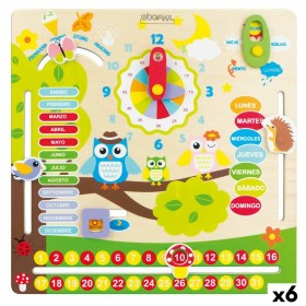 Educational Game Woomax Owls 30 x 3 x 30 cm (6 Units) by Woomax, Sorting, Stacking & Plugging Toys - Ref: S8900181, Price: 50...