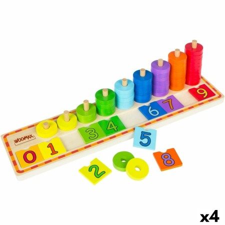 Juego Educación Infantil Woomax Números 56 Piezas 4 Unidades 43 x 11 x 11 cm | Tienda24 - Global Online Shop Tienda24.eu