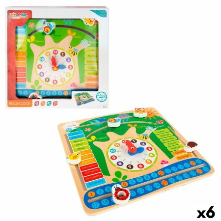 Educational Game Colorbaby Calendar 30 x 30 x 3 cm (6 Units) | Tienda24 - Global Online Shop Tienda24.eu